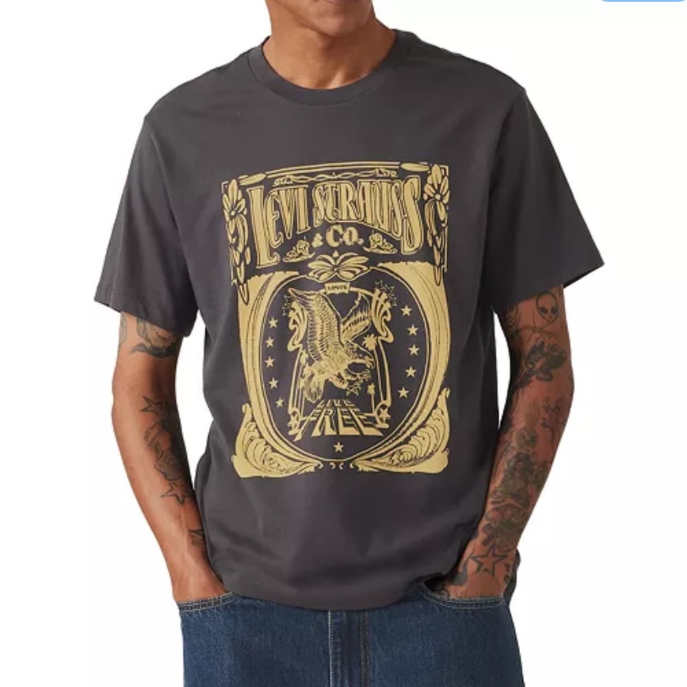 Levi’s Men's Classic Short Sleeve Graphic Crewneck T-Shirt